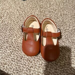 Classic Brown Kids Shoes